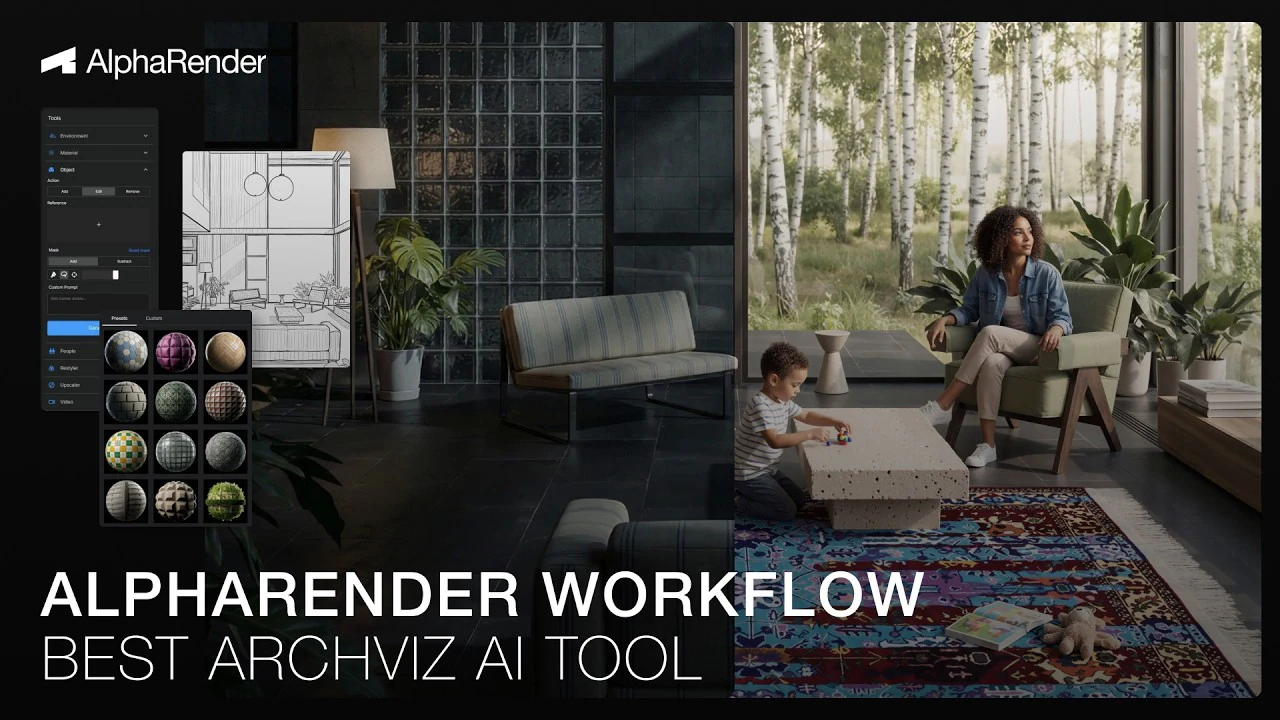Sketch to render — A rough sketch turned into a presentable visualization.